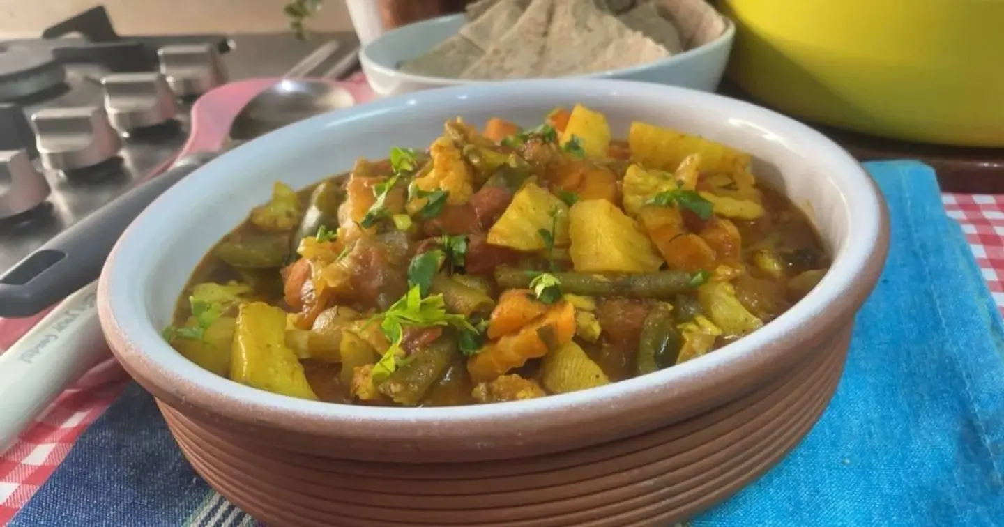 Mixed Vegetable Tagine With Beef