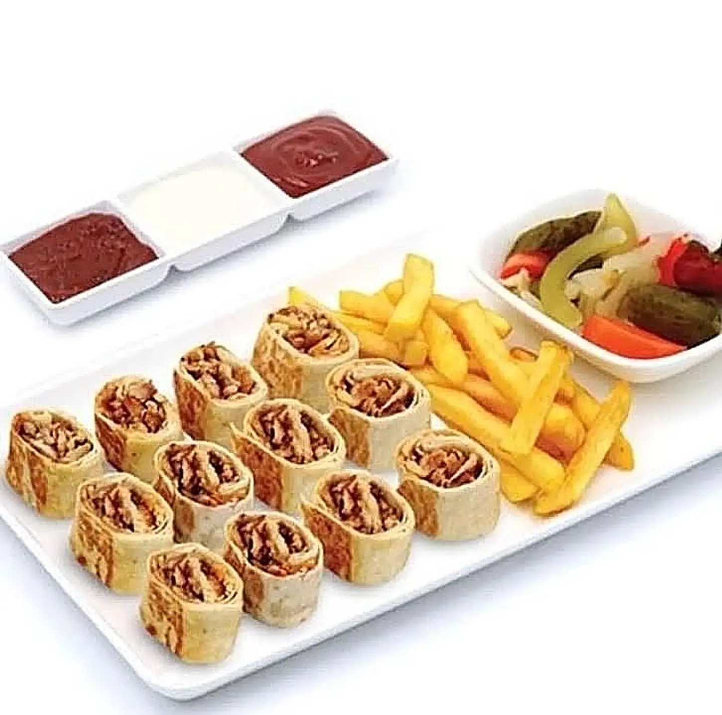 صحن وسط عادي