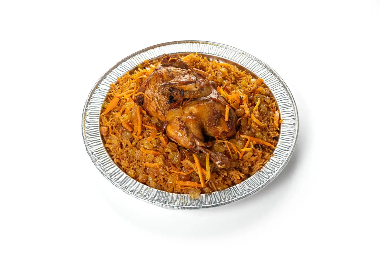 نص حبة دجاج مع رز بخاري (جديدنا)