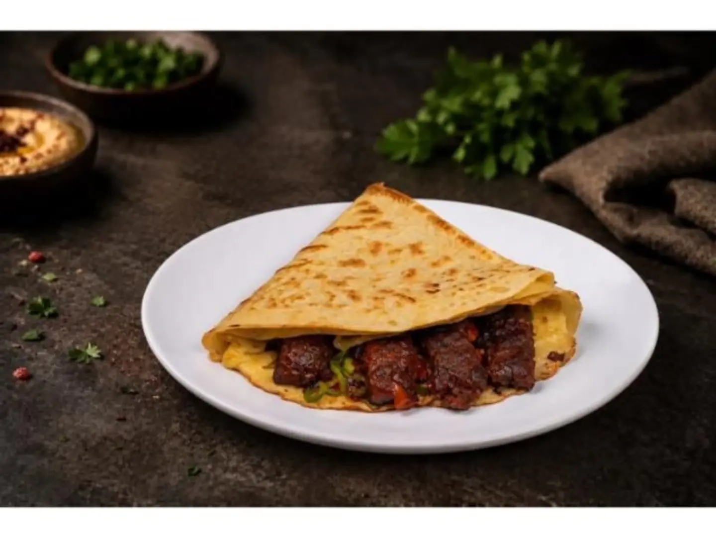 Beef Kebab Crepe