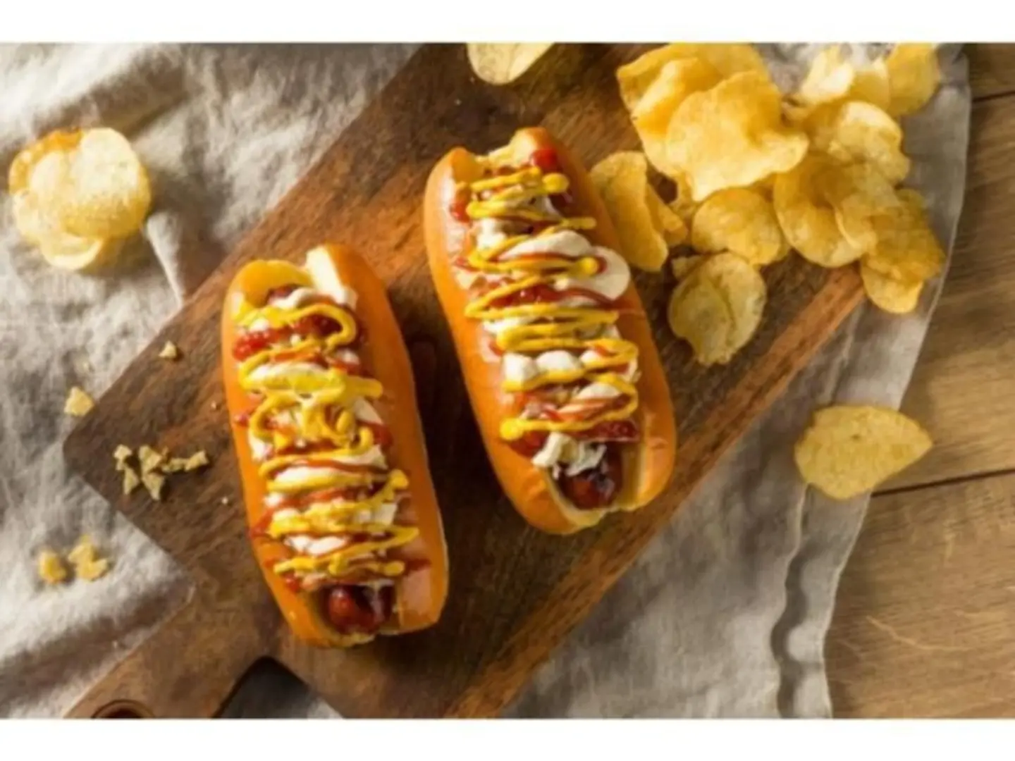 Hotdog With Cheese Sandwich