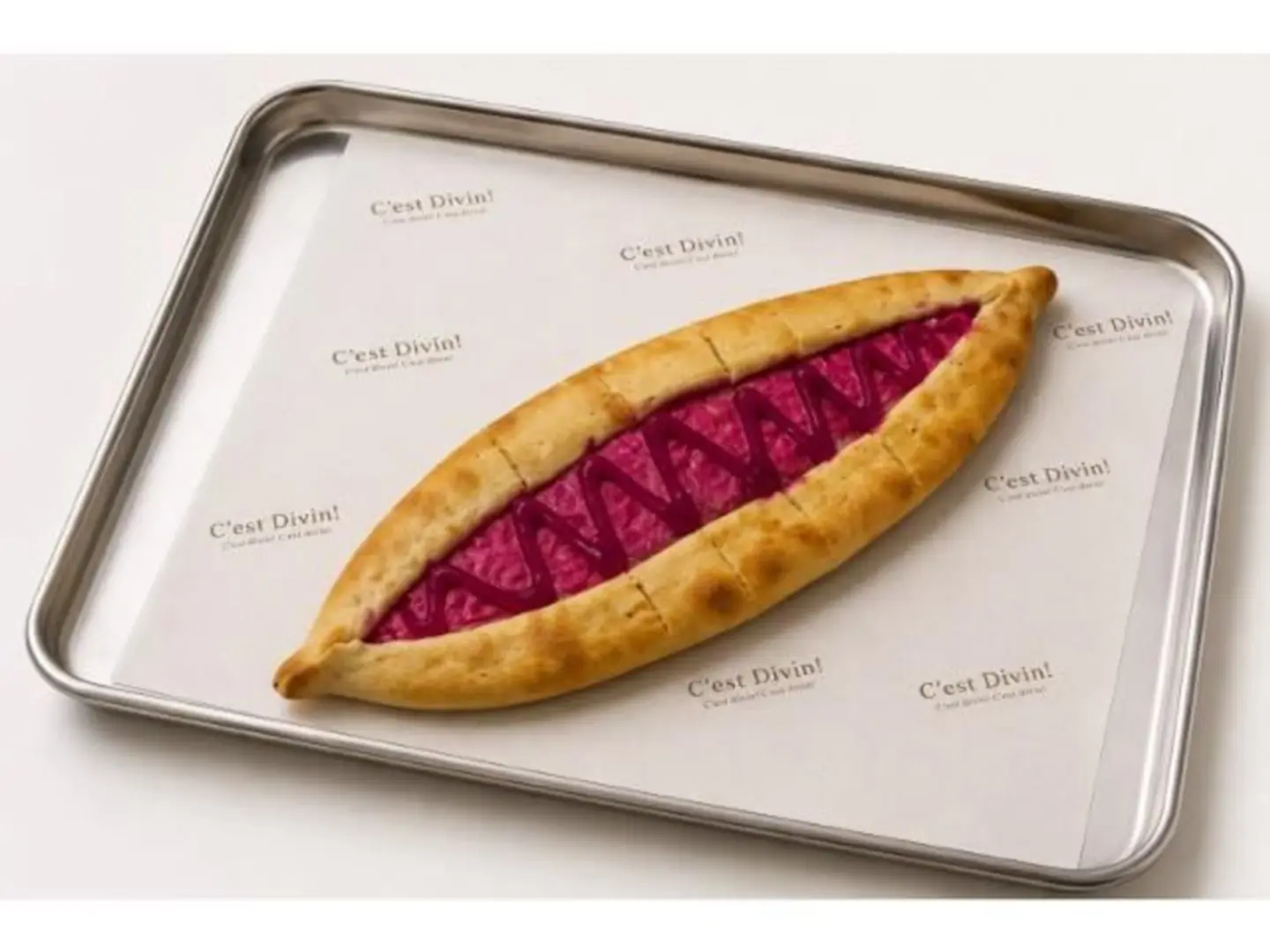 Labneh And Beetroot Manqusha