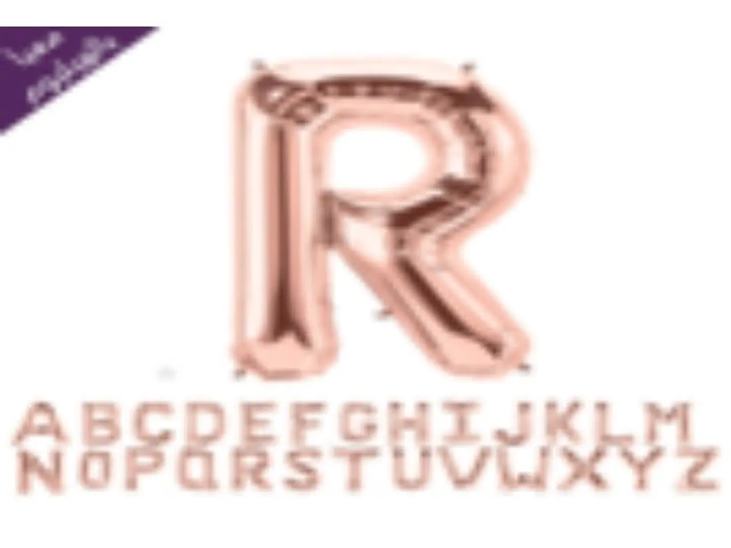 Big Rose Letters - A