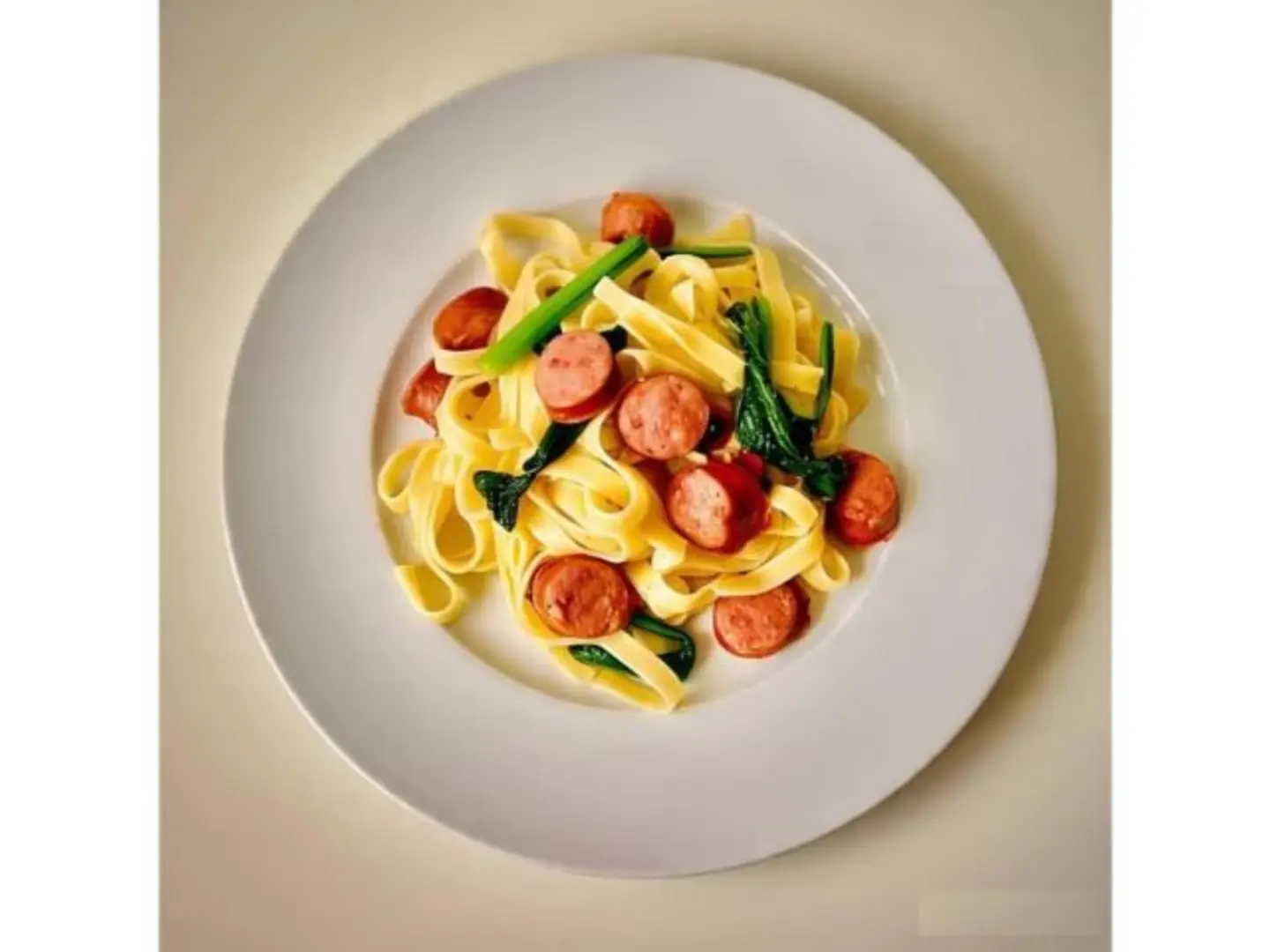 Sausage Fettuccine