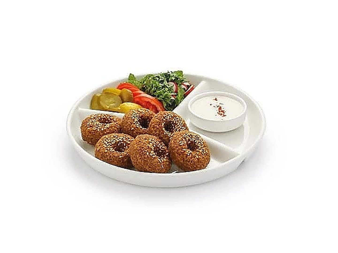 صحن فلافل صغير