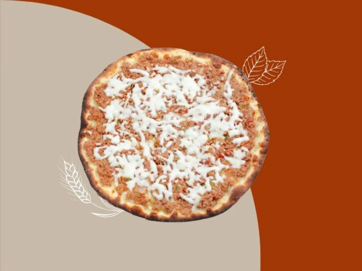 Lahem Bel Ajin With Cheese