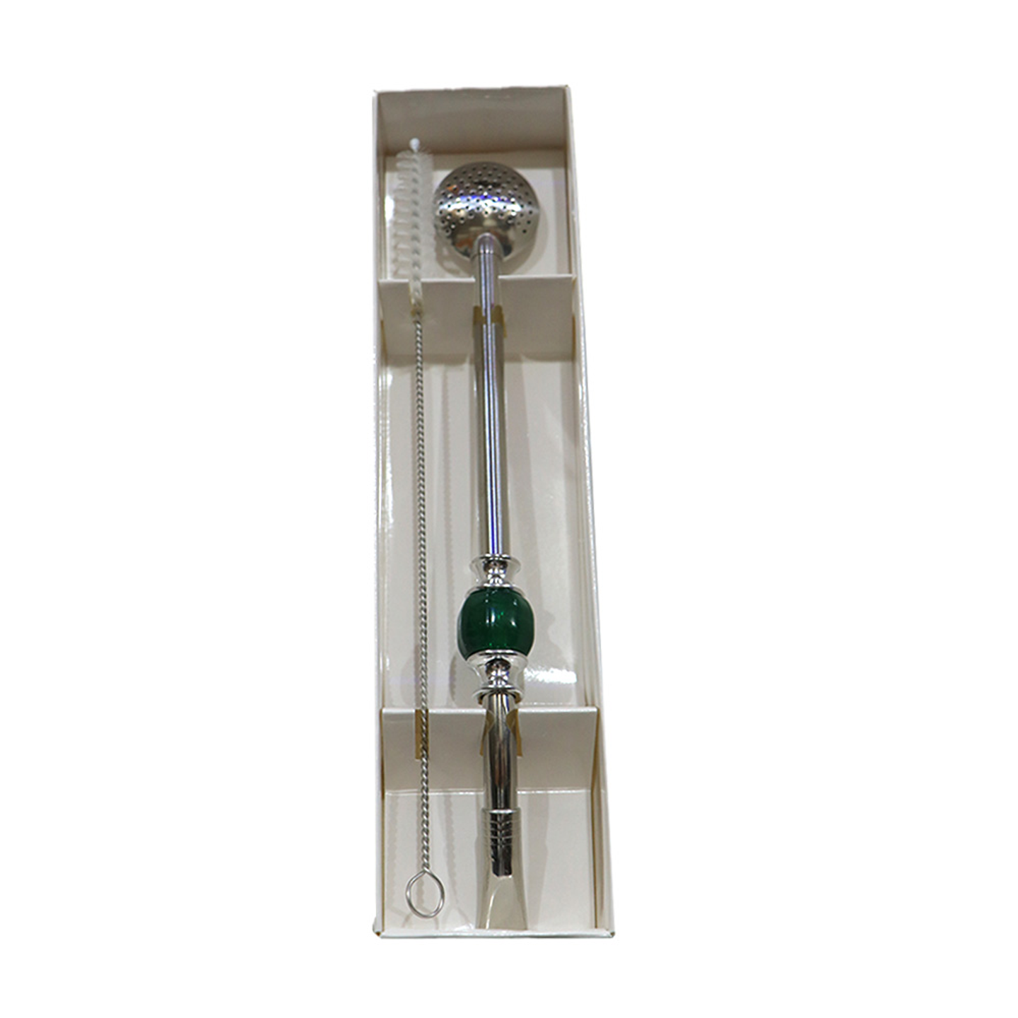 Mate Straw With Brush And Phosphorescent Tablet