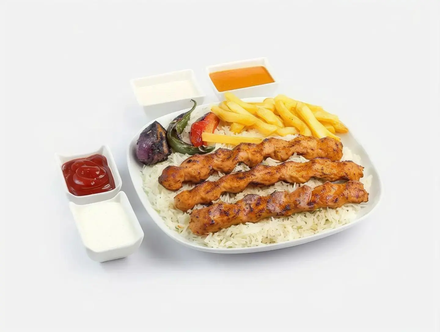 كباب دجاج 4 سيخ