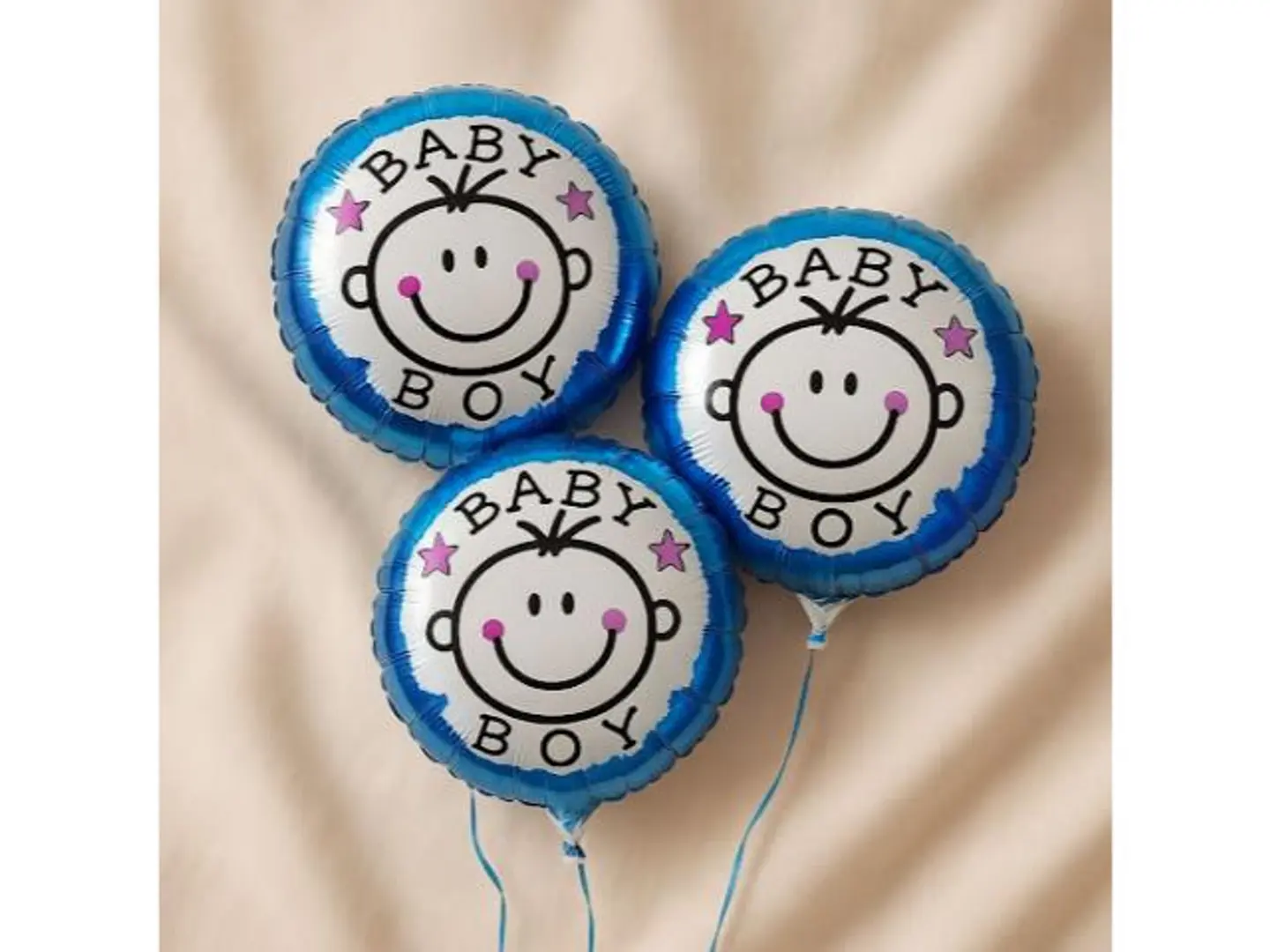 Baby Boy Helium Blue Balloons