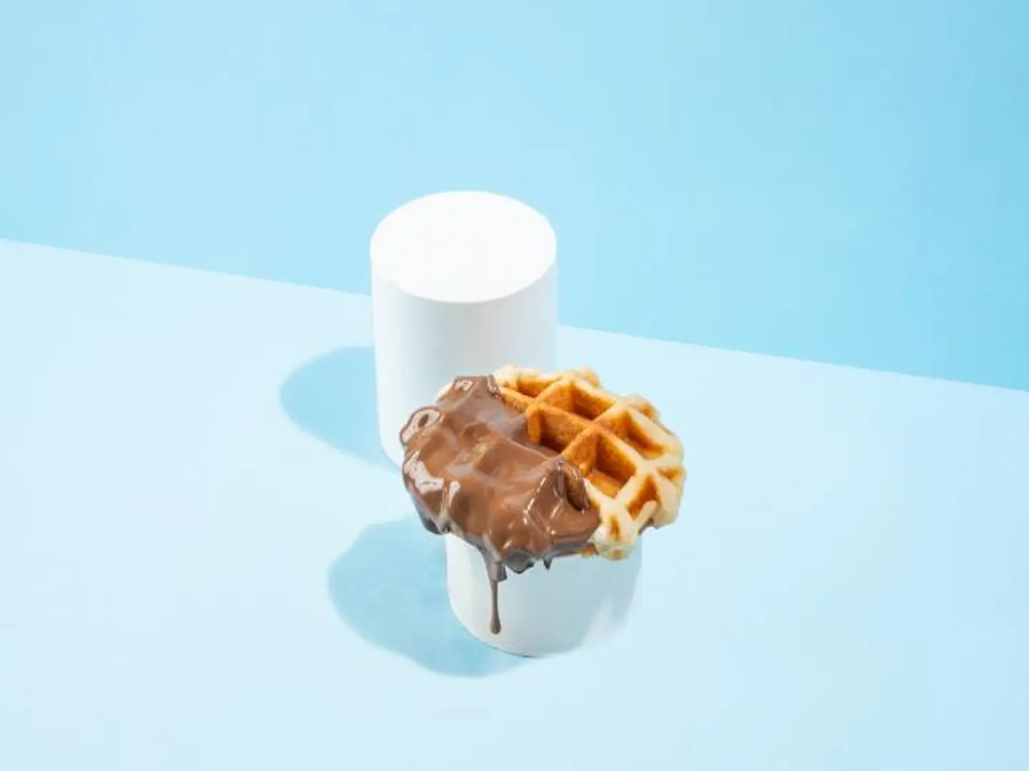 Belgian Waffles With Chocolete
