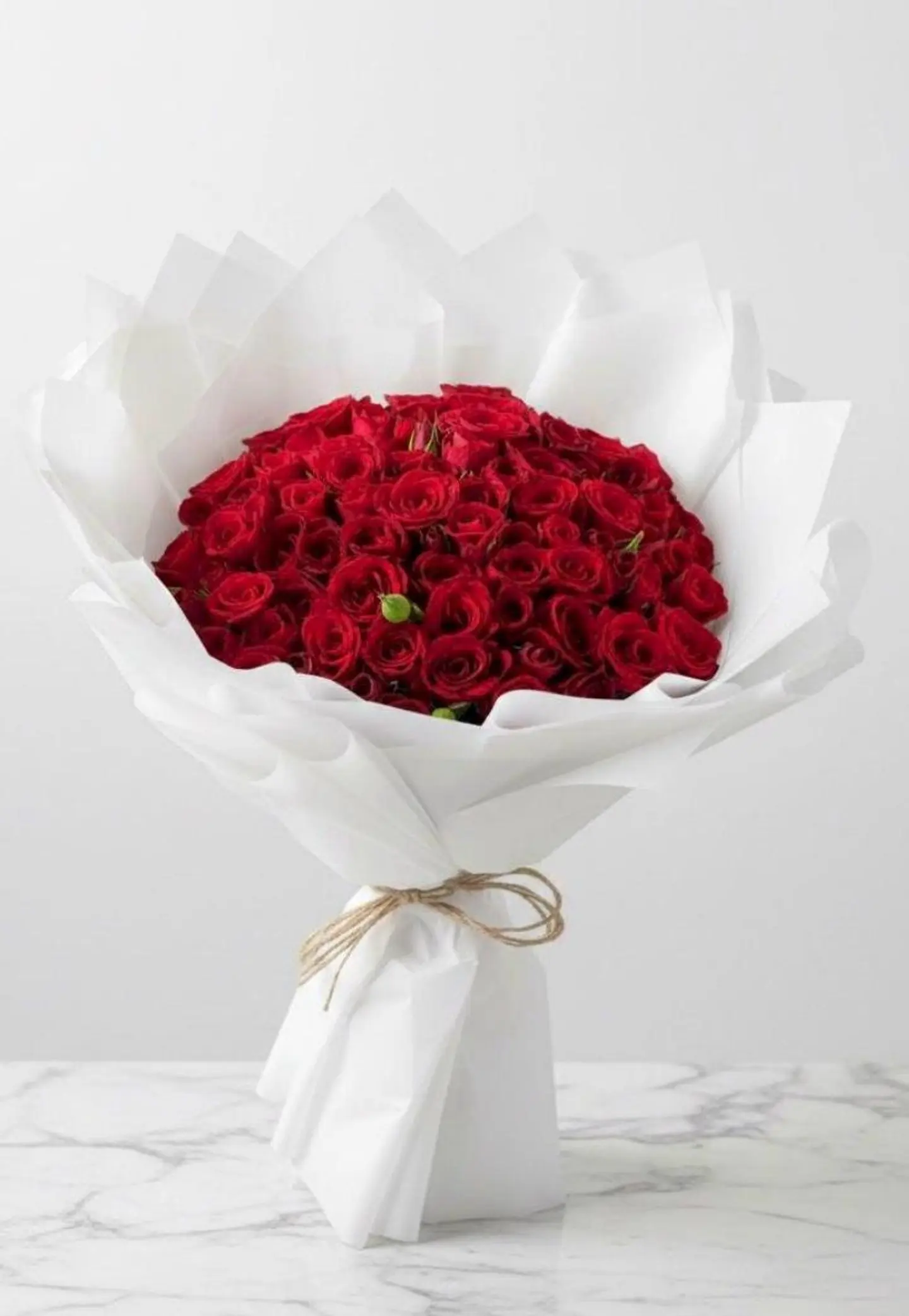 باقة ورد جوري احمر 904