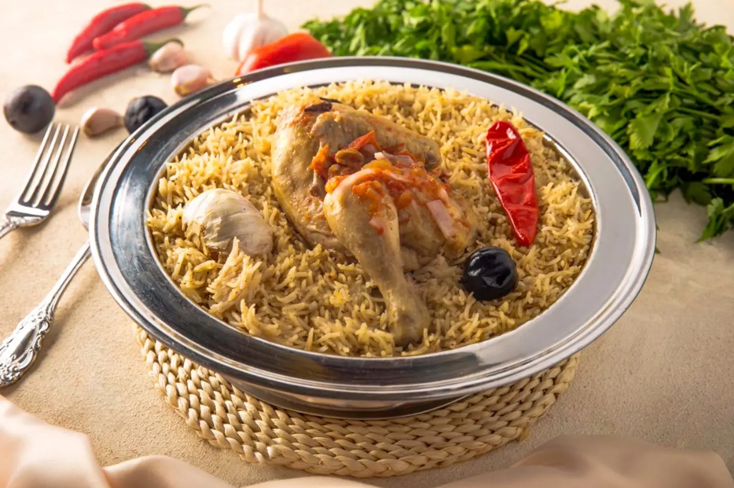 Kabsa Al Bar - Half A Chicken