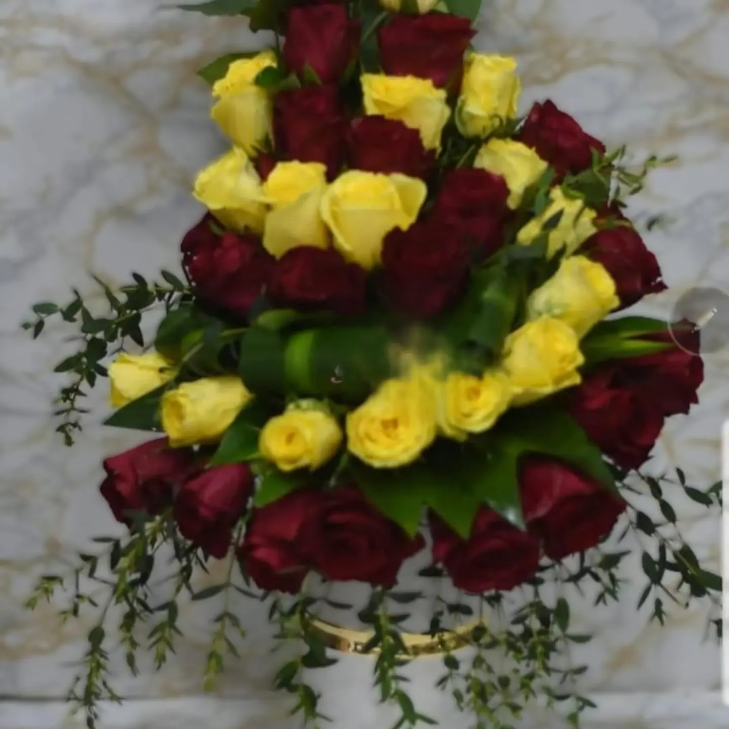 Vase With Natural Roses 2