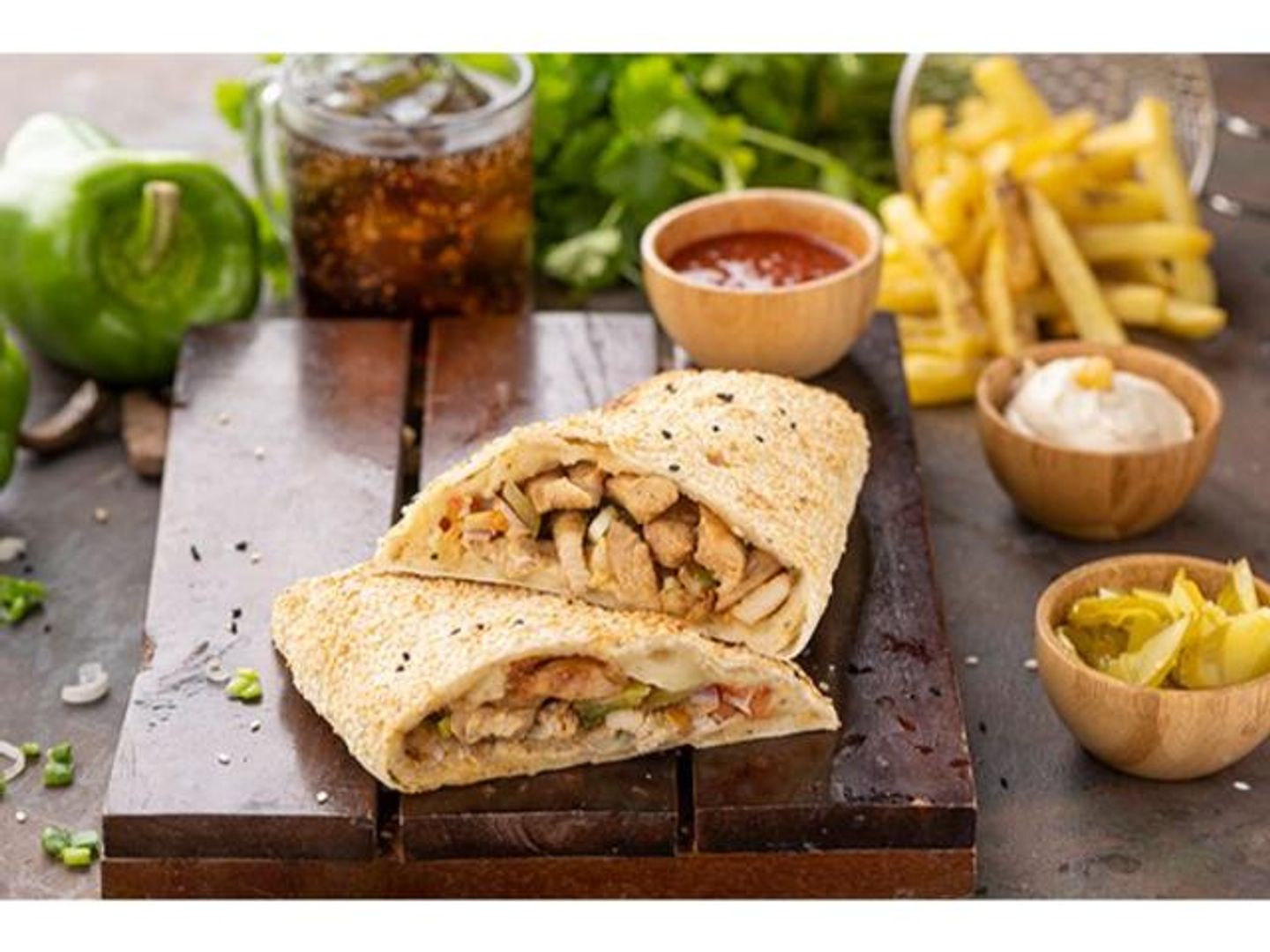 سندوتش ملفوف فراخ مشروم