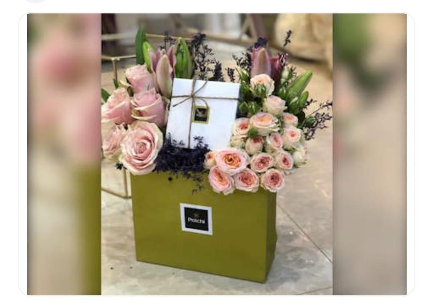 بيبي روز بينك مع شوكولاته باتشي