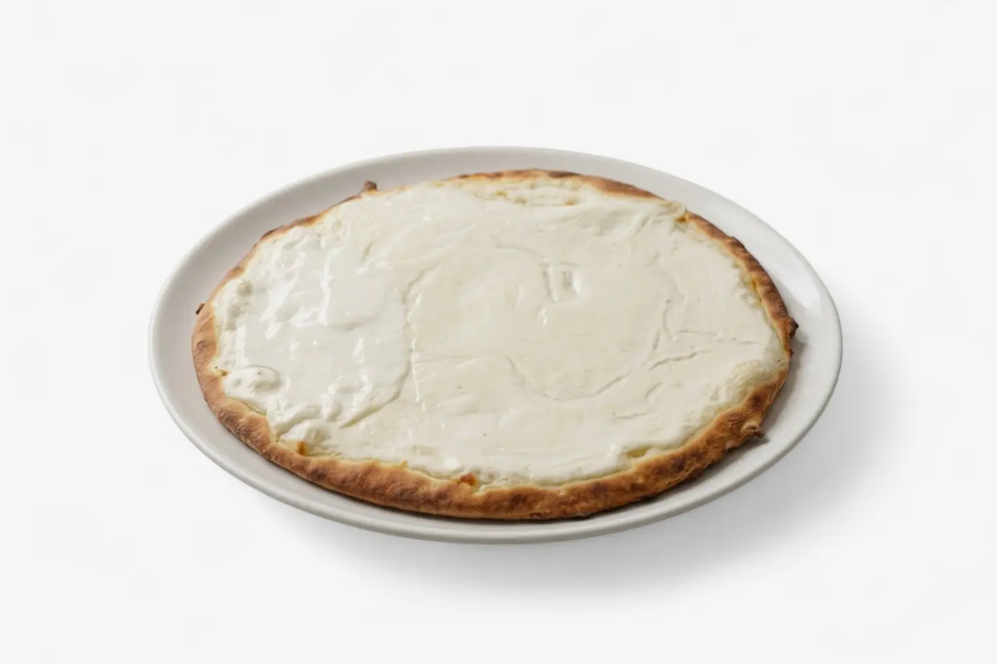 Round Plain Labneh Pie