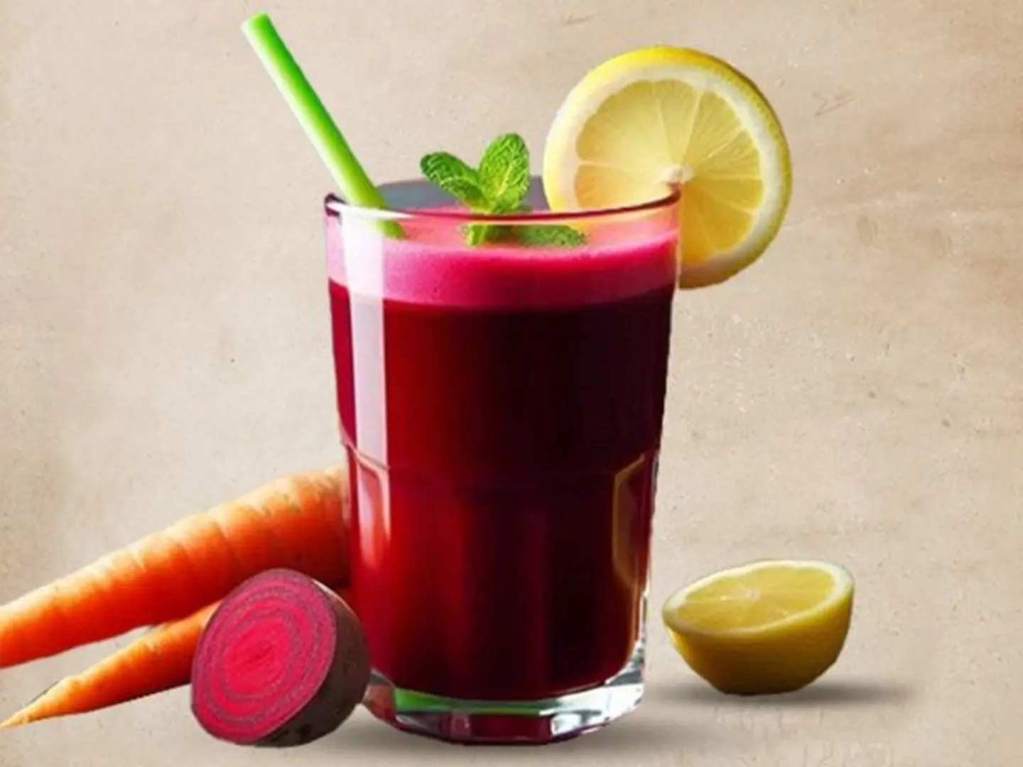 Orange, Carrot, And Beetroot Juice