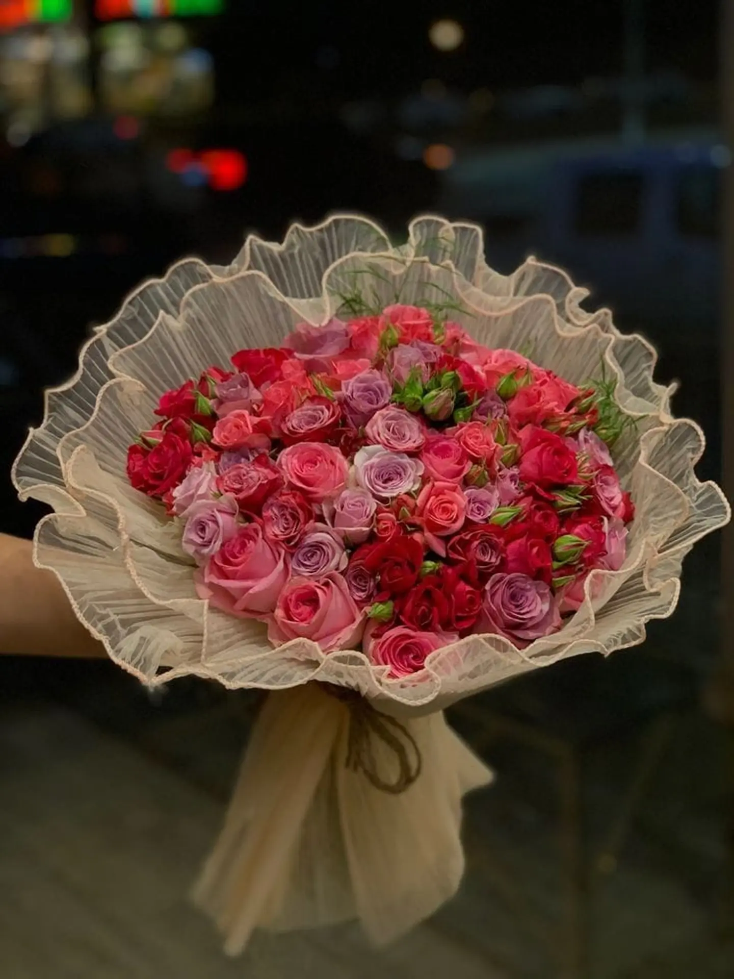 Baby Rose 2 Round Bouquet