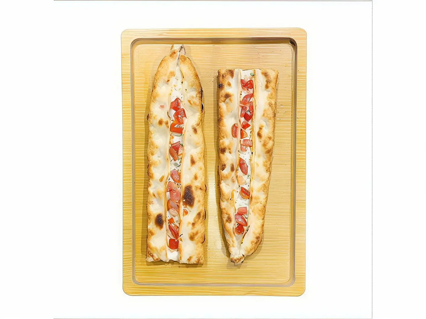 Akkawi Cheese Pies With Tomatoes