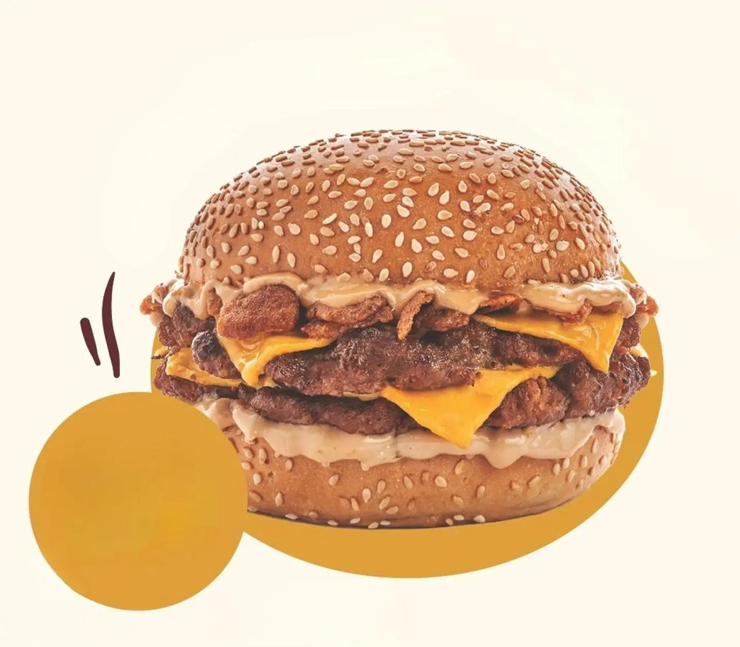 برجر شاورما لحم