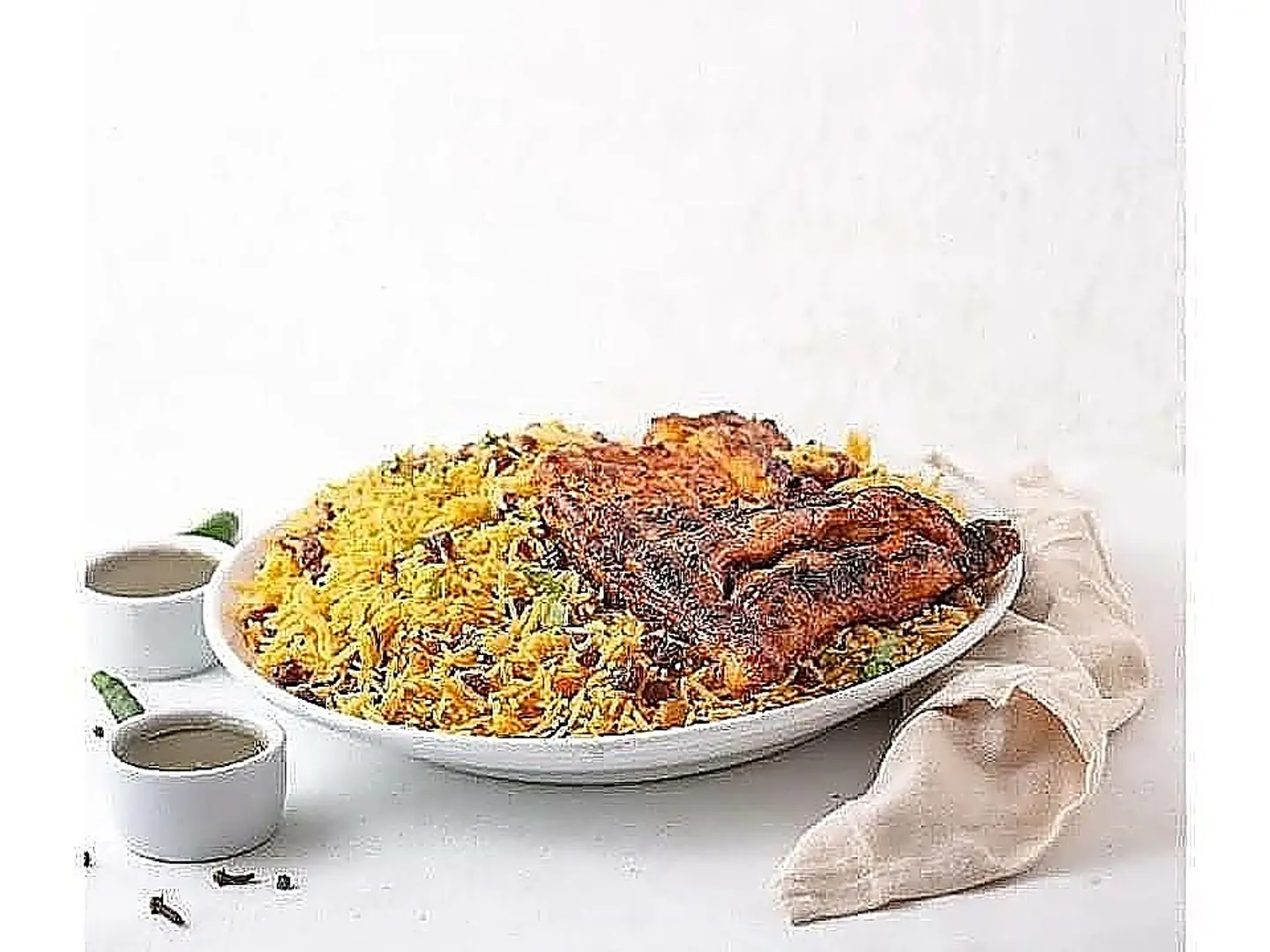 Whole Charcoal Grilled Chicken With Rice