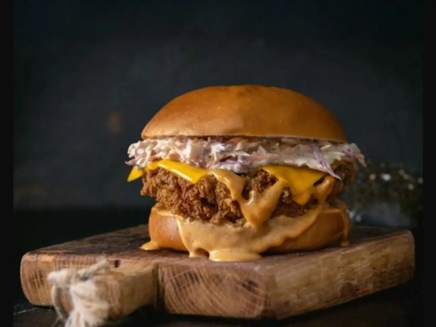 Slaw Chicken Burger