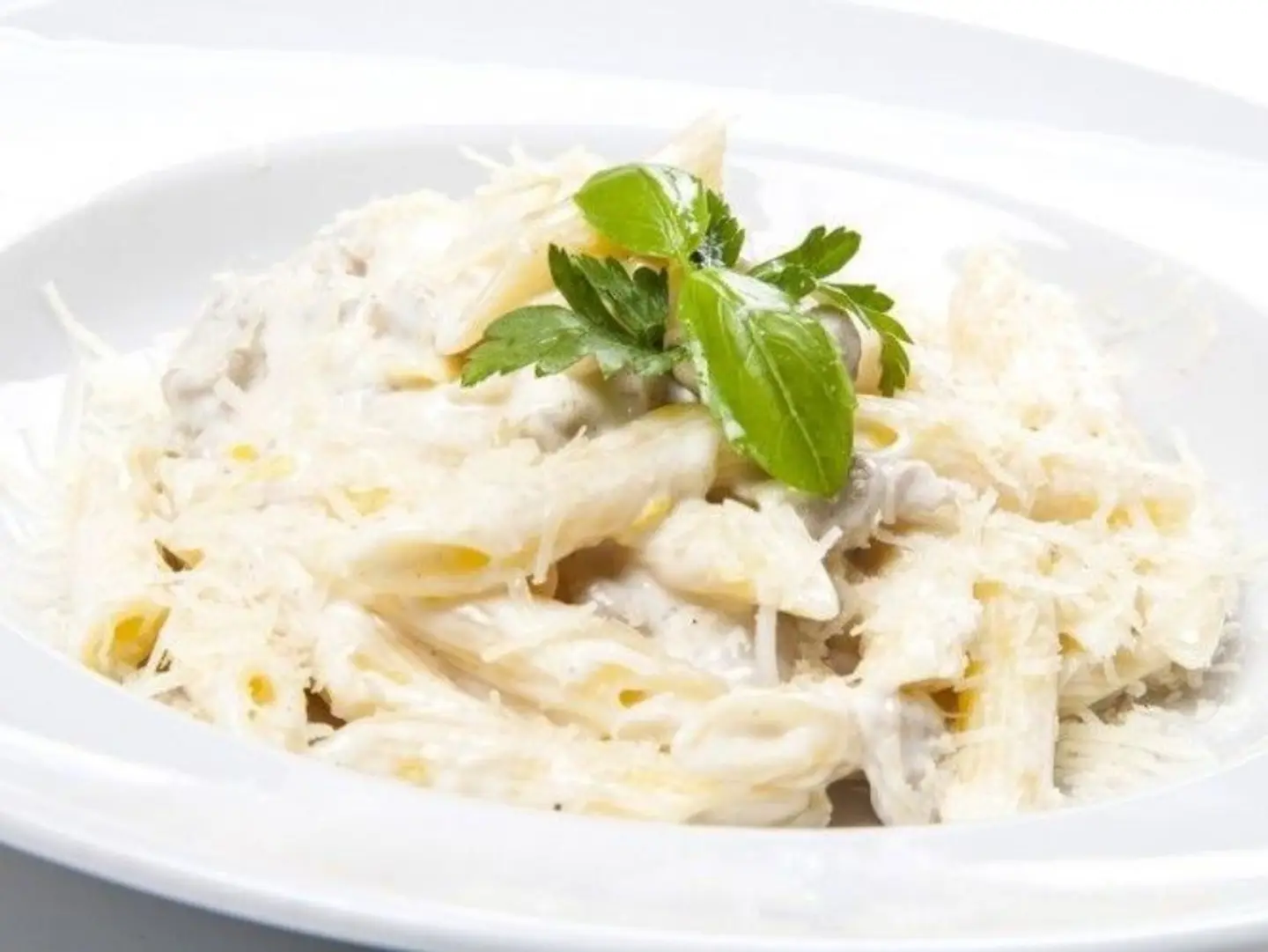 Pasta White Sauce Chicken