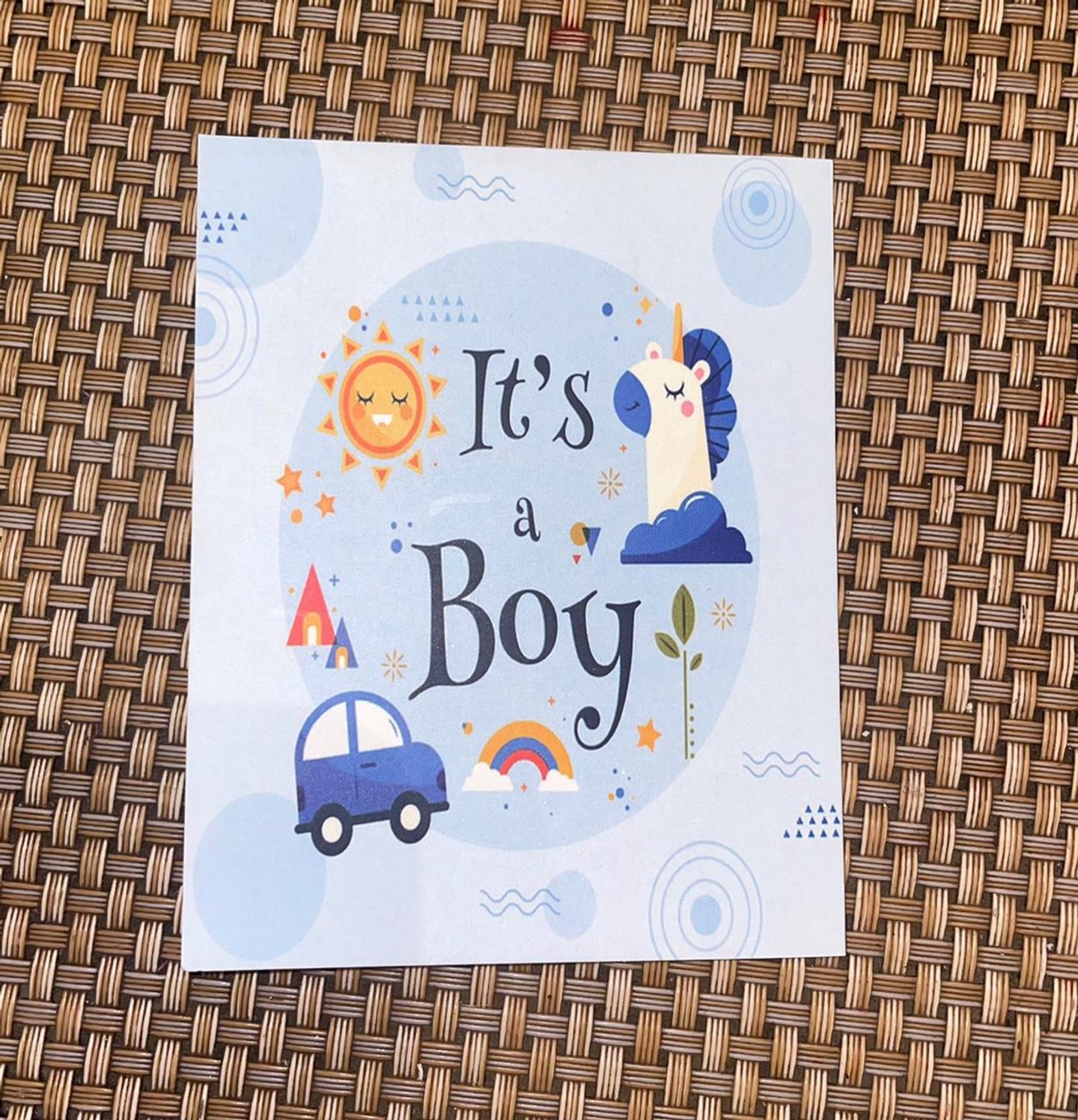 Baby Boy Card 2