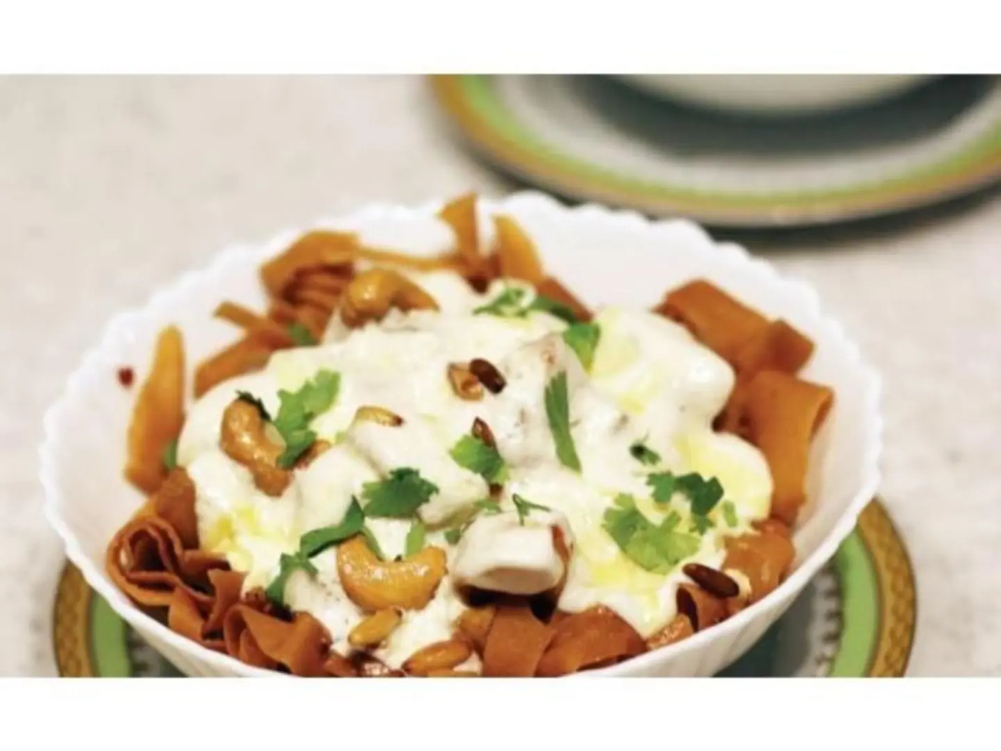 Spicy Potato Fatteh