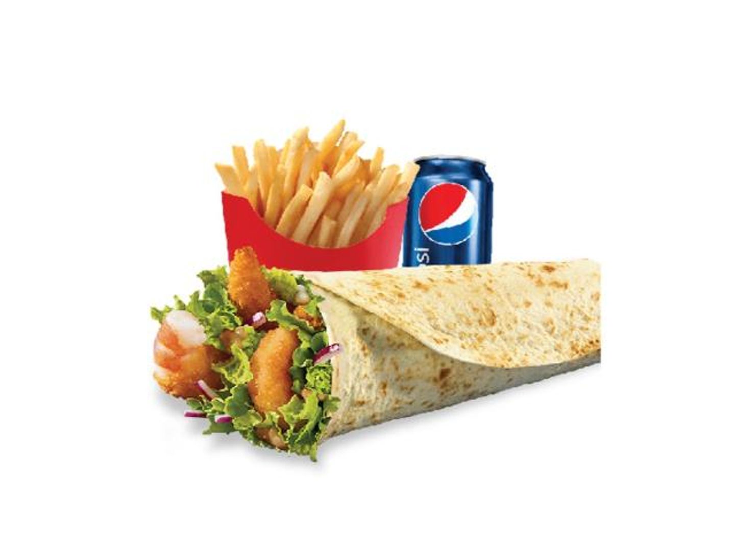Shrimp Wrap Meal
