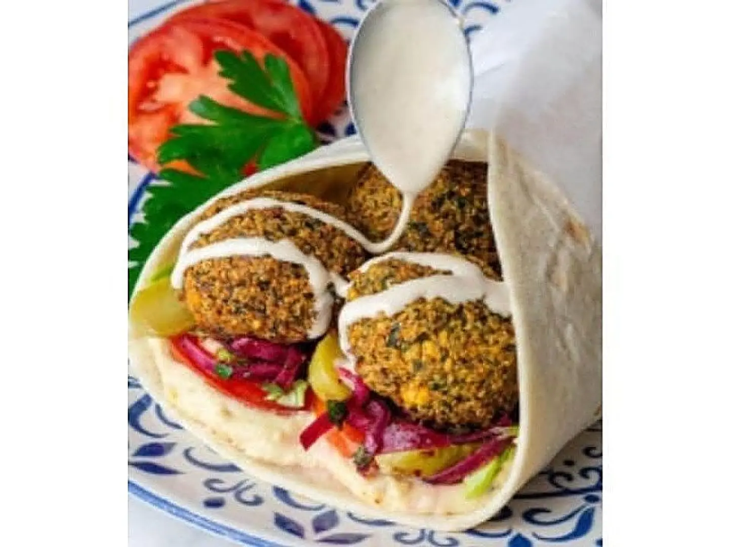 Mixed Falafel Chapati