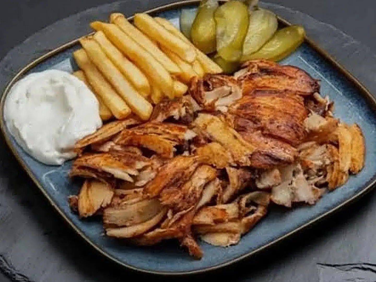 صحن شاورما فرط صغير