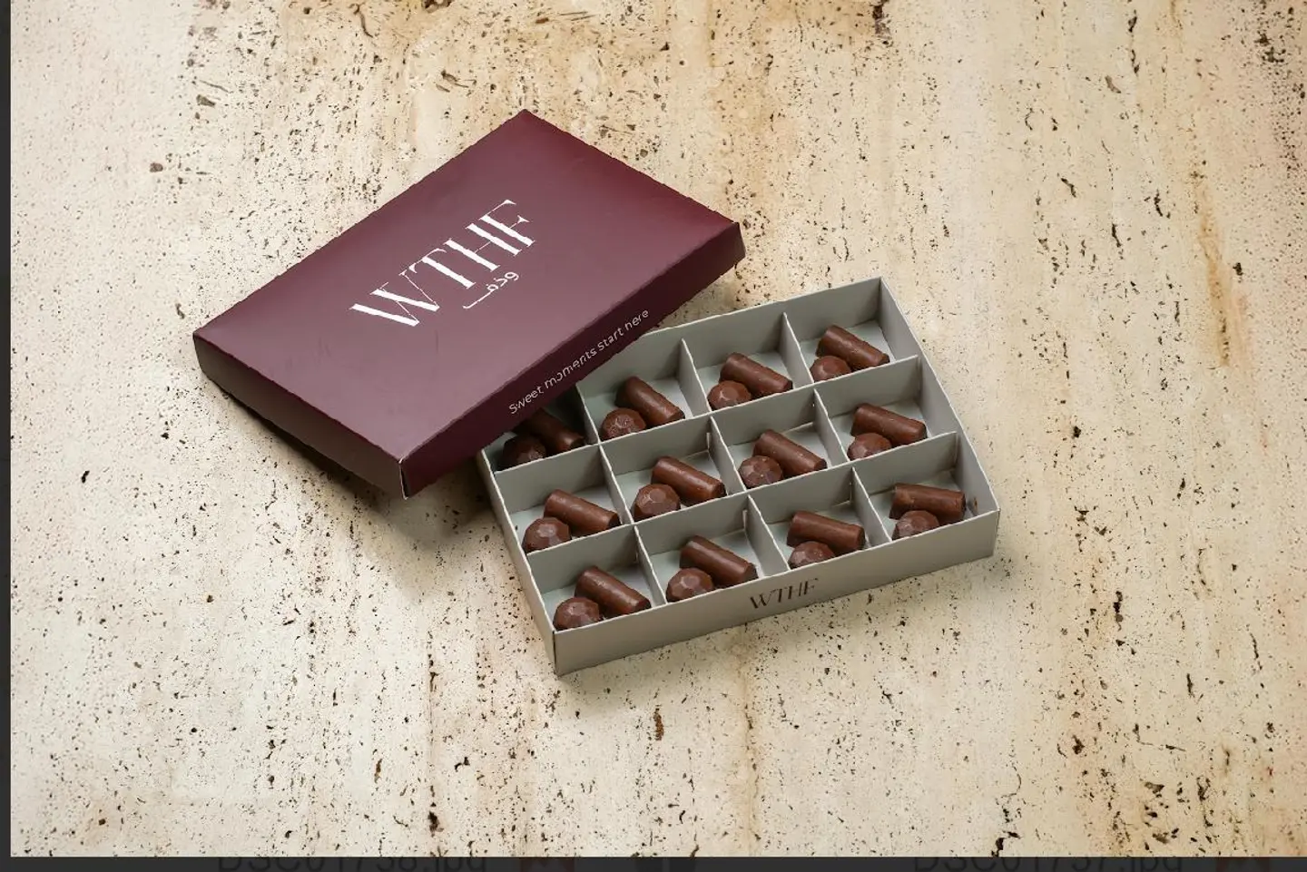 بوكس تشوكليت ميكس ( ميني اصابع - كرات طحينيه ) 24 قطعة