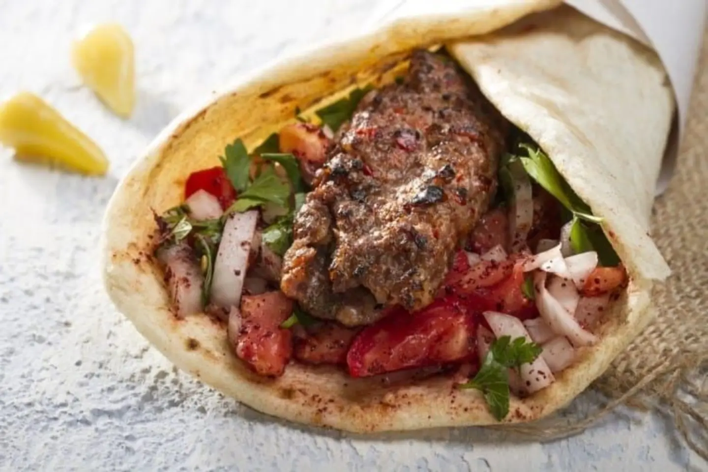 Meat Kebab Sandwich