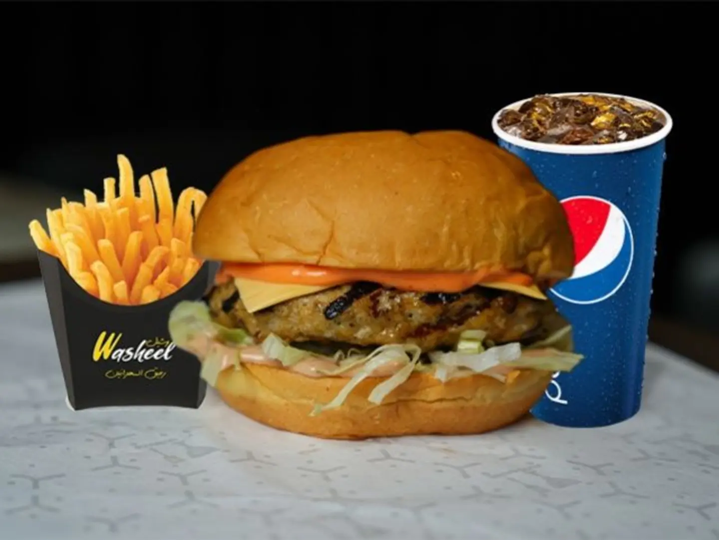 Classic Chicken Burger Meal