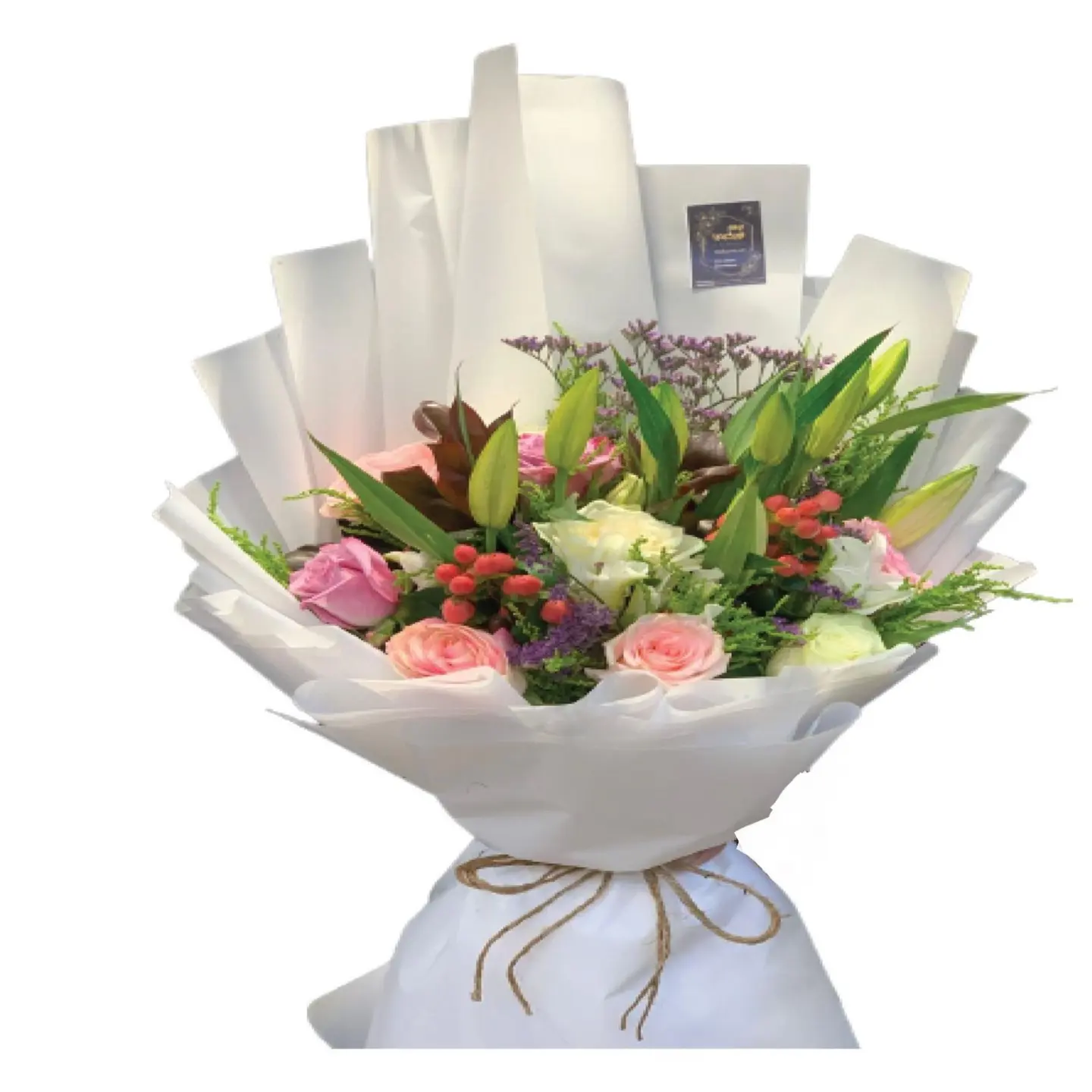 باقة بوكية ابيض