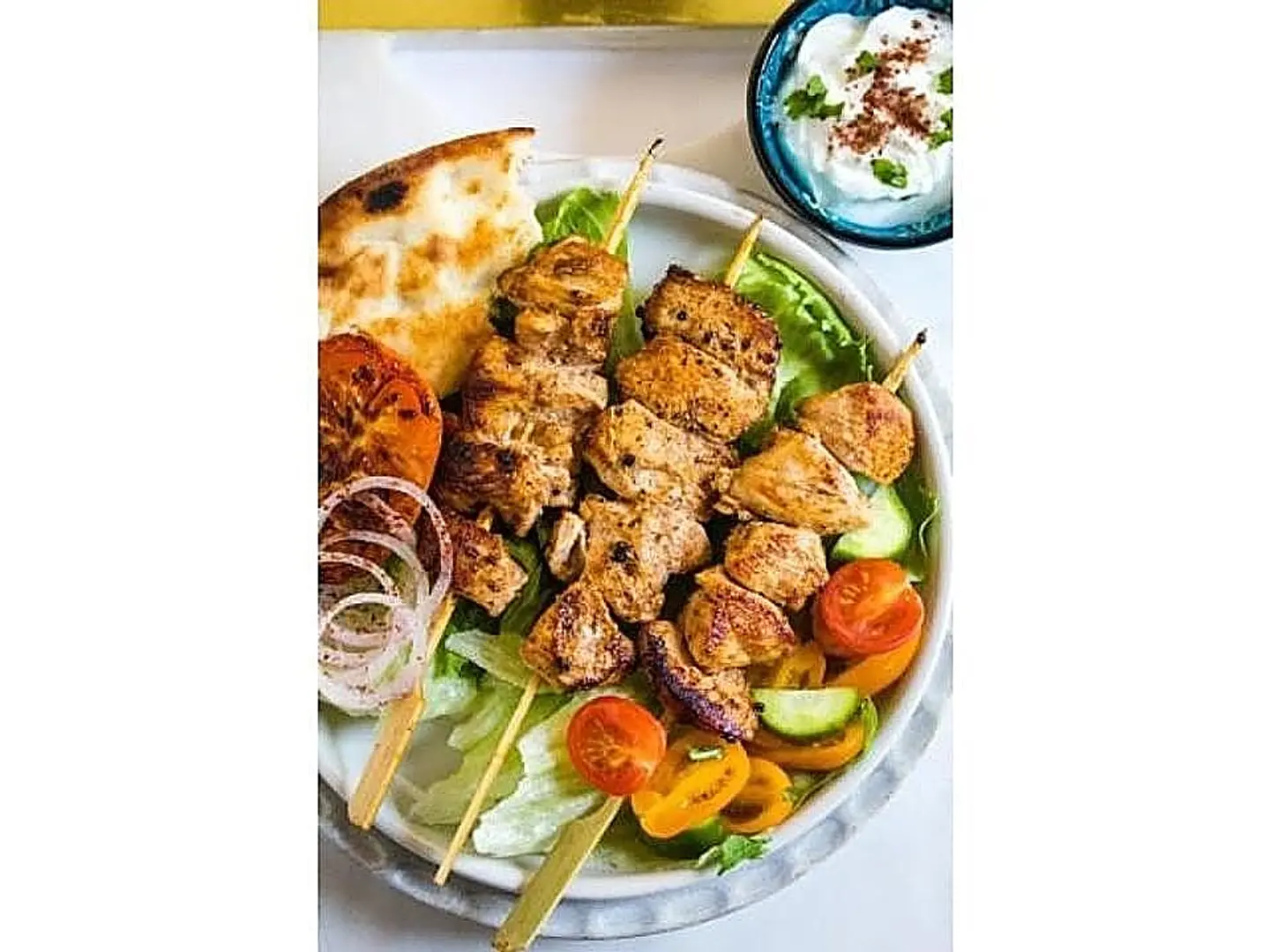 Chicken Sheesh Tawook With Veg