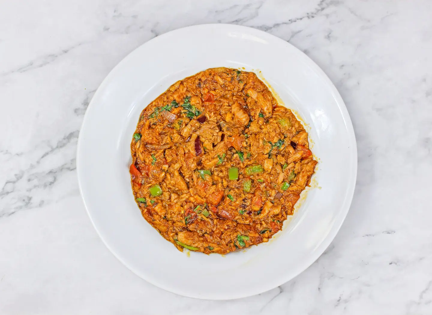 مفرومة مع بازاليا