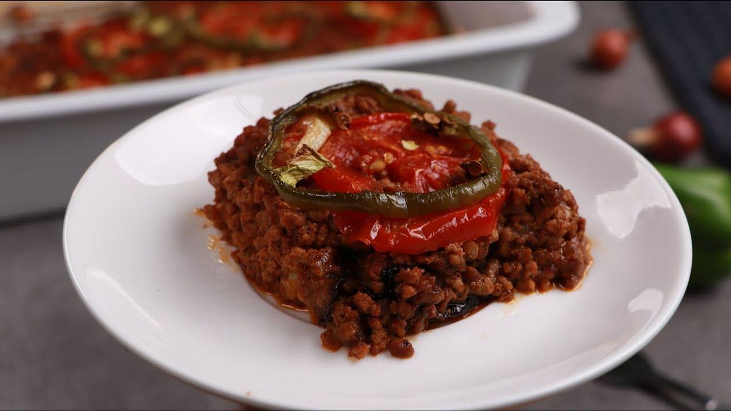 Mousagah With Ground Beef