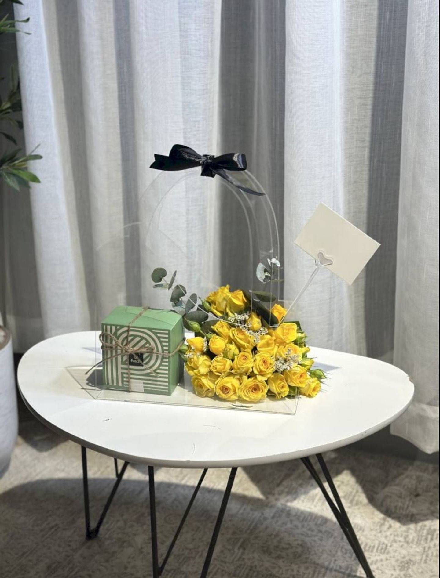 Flower Stand With Patchi Chocolate