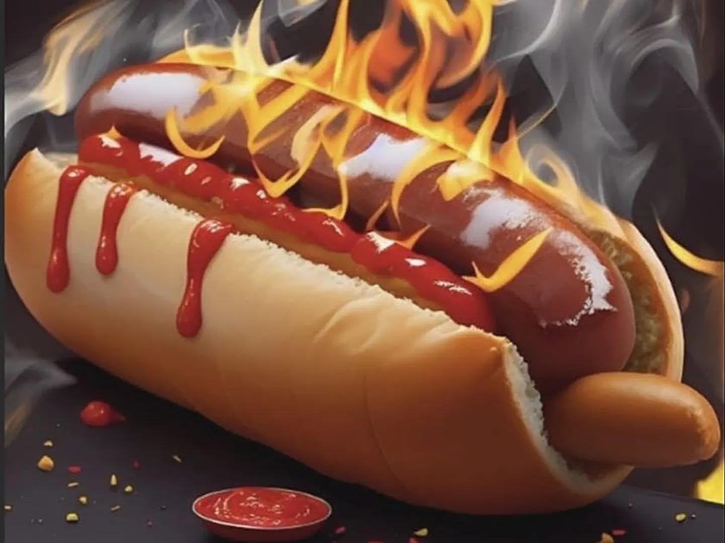 نقانق جامبو ساندوتش