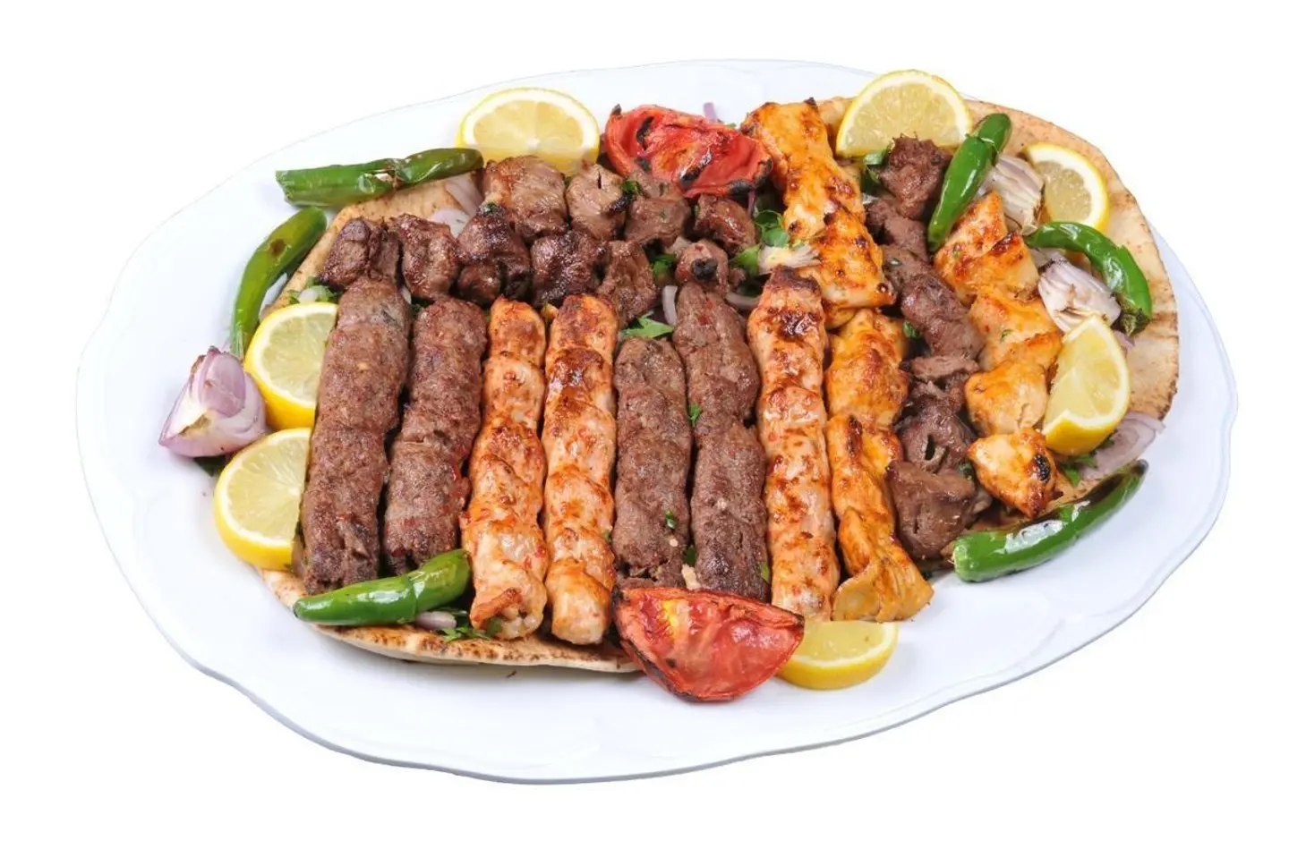 1 Kg Of Mixed Kebab Platter