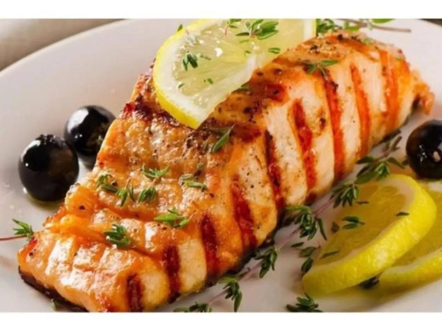 سالمون على الفحم