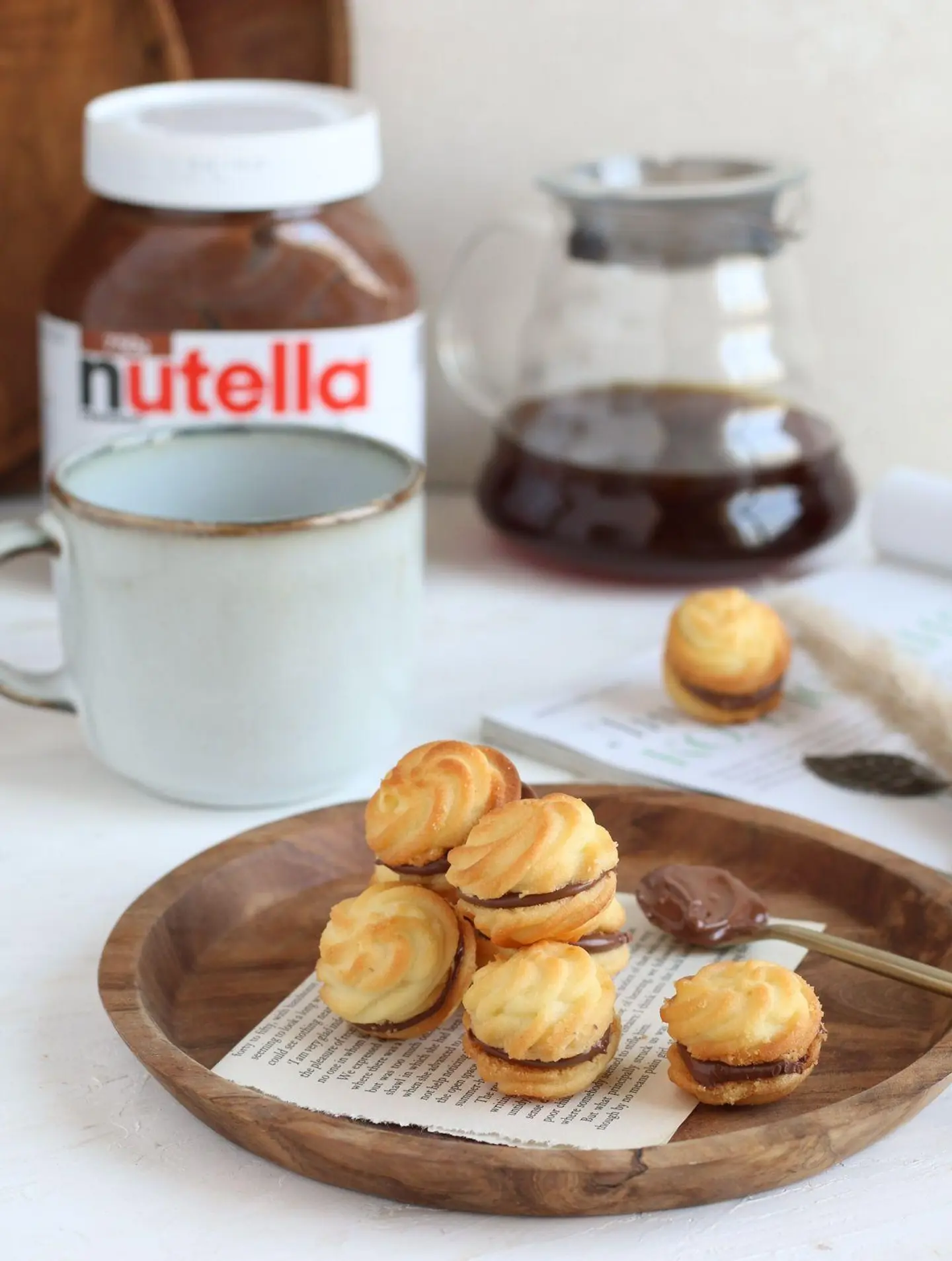 بيتي فور الفانيلا بالنوتيلا