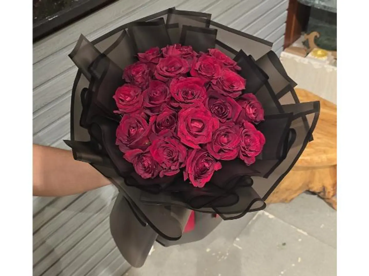 باقة جوري احمر