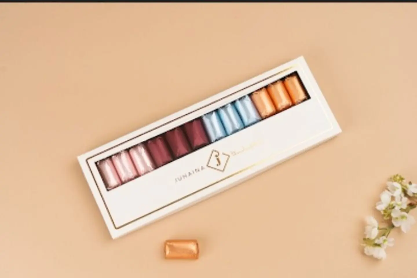 معمول تمر مغطى بالشوكولاتة 500جرام