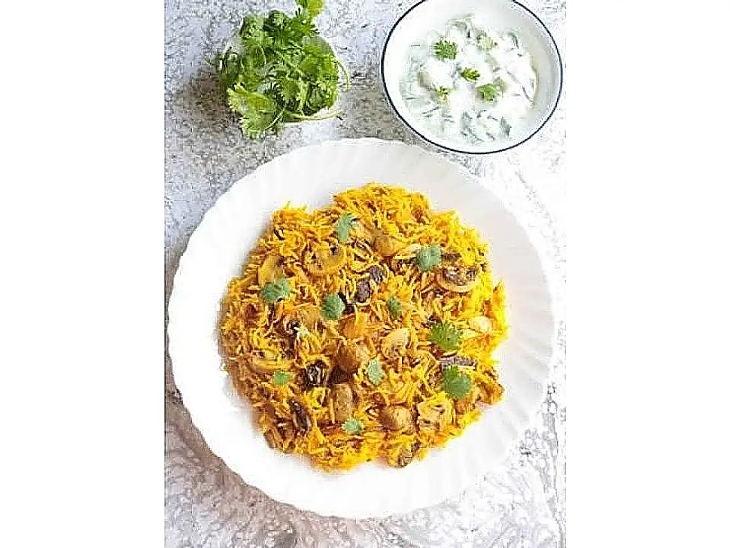 Mushroom Biryani