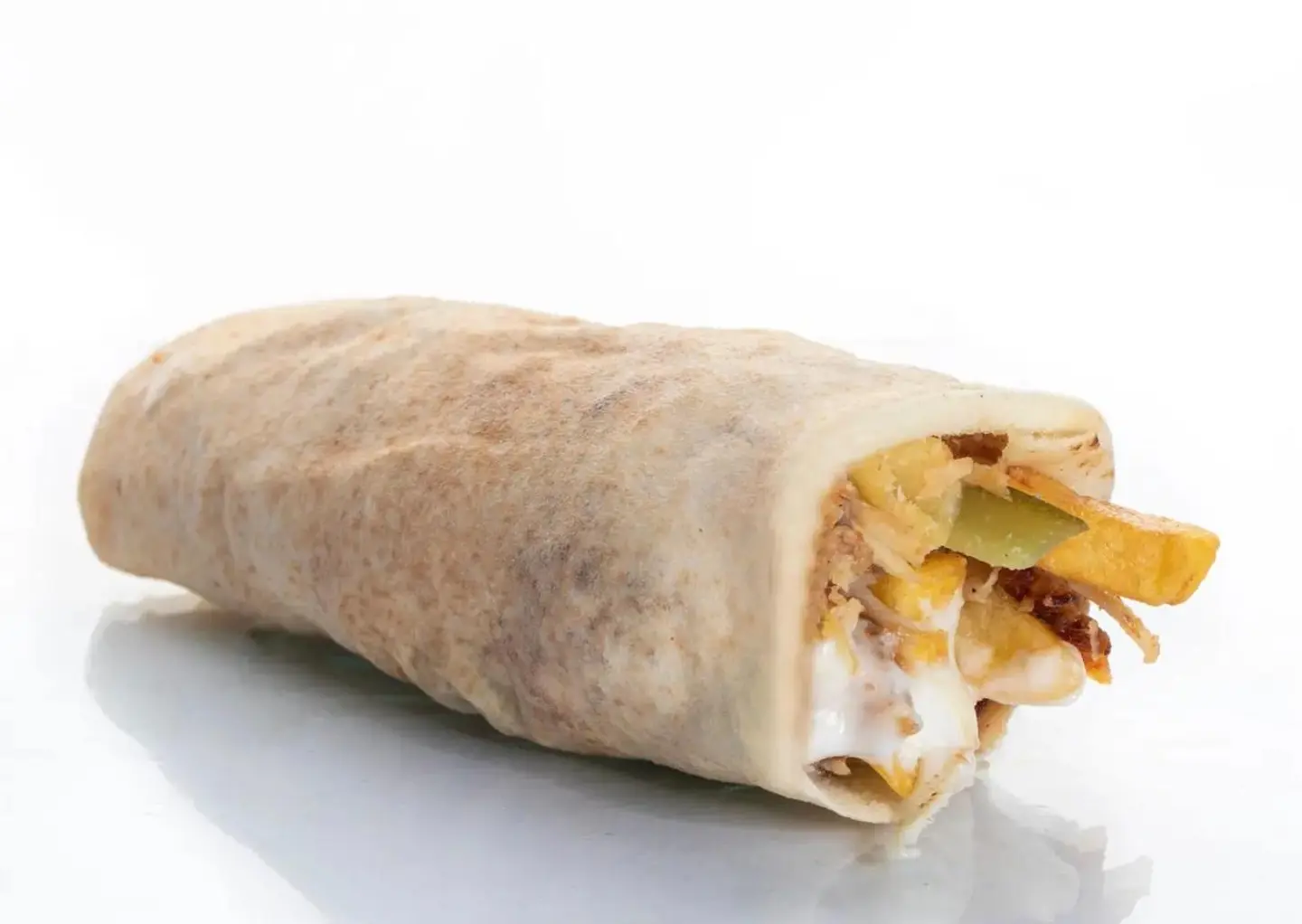 Plain Shawarma With Arabic Bread
