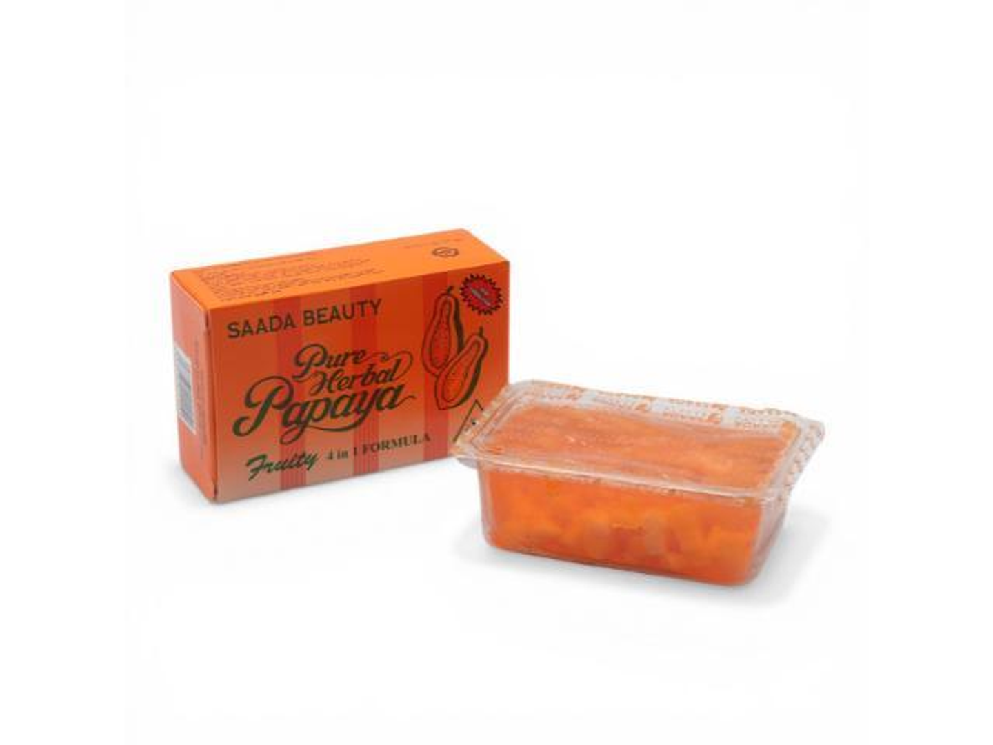 Papaya Fruity Pure Herbal Soap 135g 4 In 1