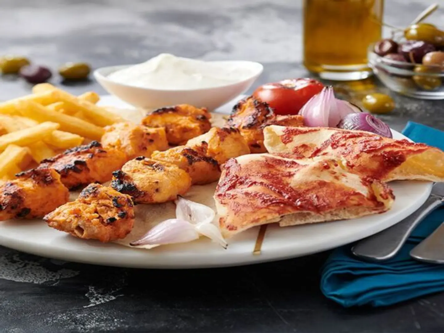 Shish Tawouk Plate